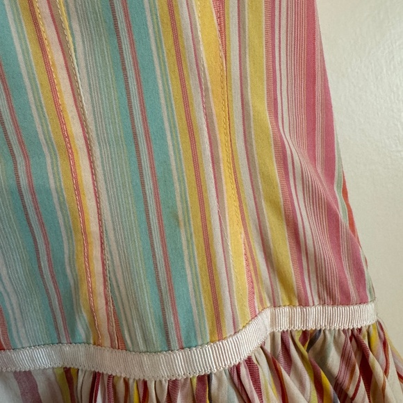 Byron Lars vintage beauty mark Barbie mini corset dress sleeveless button down - Picture 3 of 5